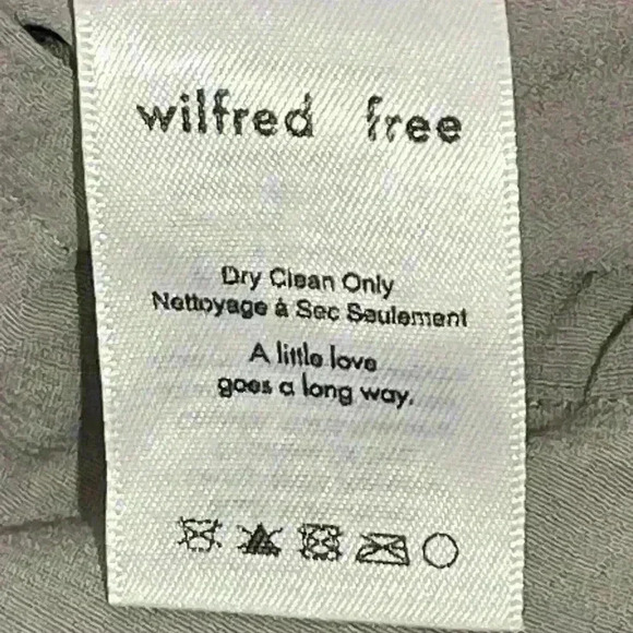 Wilfred Free Agyness Cropped Camisole Lace  Trim V-neck size XS - Picture 6 of 6